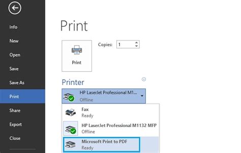 where does microsoft print to pdf save how does one determine the location of saved pdf files?